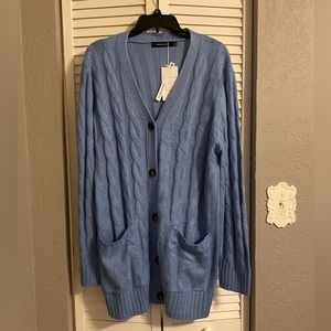 Blue Cardigan